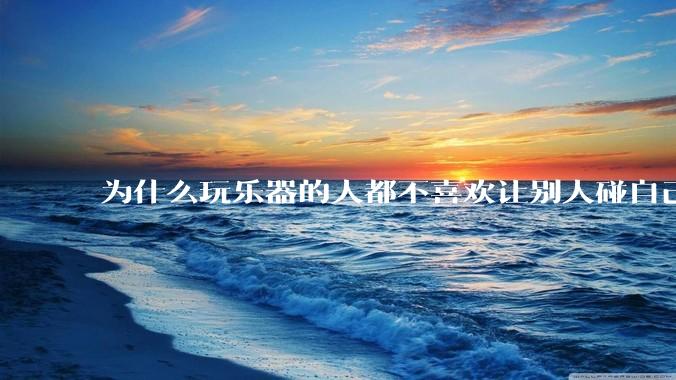 为什么玩乐器的人都不喜欢让别人碰自己的乐器？