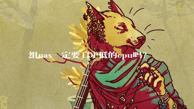 组nas一定要TDP低的cpu吗？