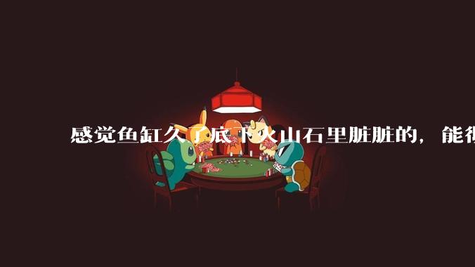 感觉鱼缸久了底下火山石里脏脏的，能彻底换水清理一遍不？