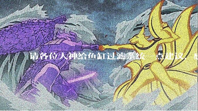 请各位大神给鱼缸过滤系统一点建议，感觉进水口的吸力不够，花篮还总停止转动。?