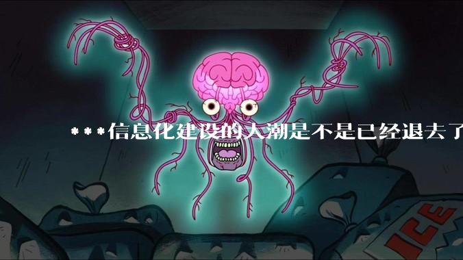 ***信息化建设的大潮是不是已经退去了？